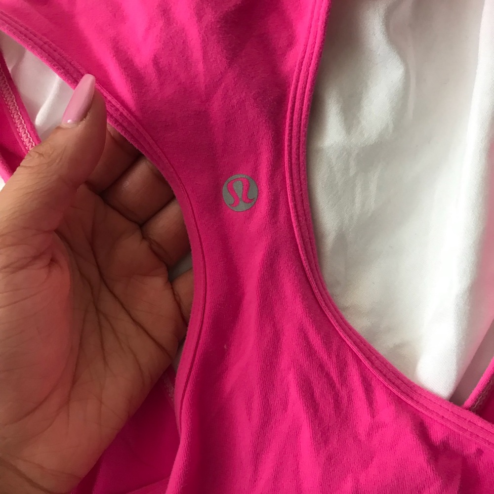 LULULEMON bright pink tank